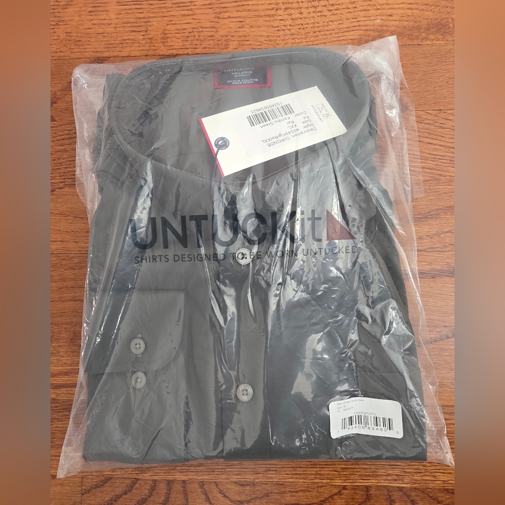 UNTUCKit Performance Gironde Button Down Shirt NWT - image 5